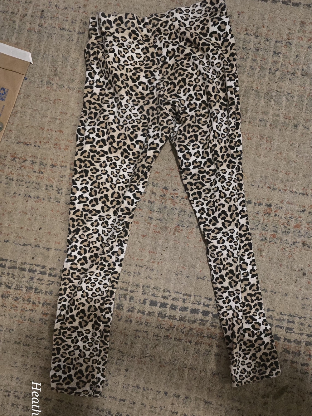 wonder nation Leopard Print High-Rise Leggings - Brown, Black, Cream